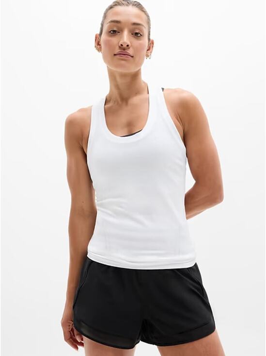 Athleta Tops - Athleta Momentum Seamless Tank Top White Racerback Athletic Size S